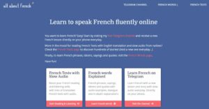 all about french