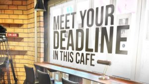 meet your deadline manuscript writing cafe tokyo